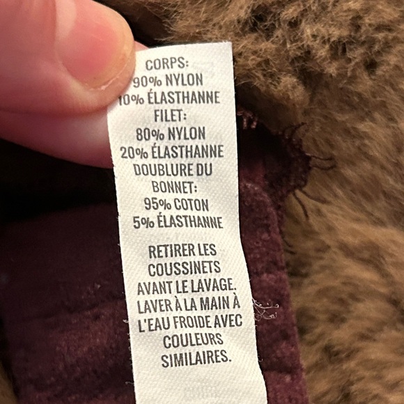 Set of 3 Aerie, SHEIN and Steve Bralettes - Gray, Burgundy, Black, size S - Picture 11 of 12